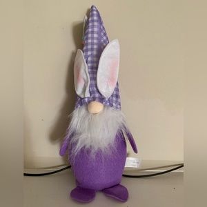 Easter gnome decor. NWT
Rabbit Gnome purple